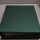 Photo Album 8x10 2 Packs Clear Pages Pockets Leathe Cover Slip Slide in Photo Album Each Holds 50 Vertical 8x10 Photos Picture Book for Wedding Family (Dark Green)