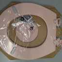 Bemis 500EC 063 Toilet Seat with Easy Clean & Change Hinges, 1 Pack Round, Venetian Pink