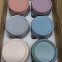 NETANY 6-pack 16 oz Overnight Oats Containers with Lids, Glass jars with Airtight Lids, Wide mouth Mason Salad jars, Glass Food Storage Containers for Snacks Yogurt Spice Sugar