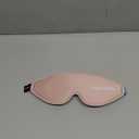 MyHalos Sleep Mask 3D Blackout Eye Mask for Women & Men, Side Sleepers, Zero Pressure Memory Foam Eyelash Friendly, Breathable,Award-Winning Sleep Aid for Travel (Peach Orange, 1 Count (Pack of 1)