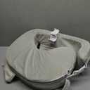 My Brest Friend Super Deluxe Nursing Pillow - Enhanced Comfort & Ergonomic Breastfeeding Pillow for Ultimate Support For Mom & Baby - Adjustable and with Handy Side Pocket, Platinum
