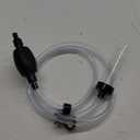 Aquarium Gravel Vacuum Cleaner, Fish Tank Water Changer, Hand Pump Siphon (4.3) (4.3FT--SSS "Upgraded Materials")
