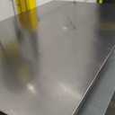EnduraSteel Stainless Steel Mobile Prep Table with Powder-Coated Mild Steel Frame, 72" L × 48" W × 36" H