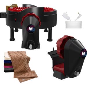 Electric Knitting Machine Adapter for Addi 46 Knitting Machine, Automatic Adapter for Crochet Machine, Knitting Machine Accessories, Black