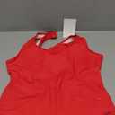 MIAIULIA Women's Retro 80s/90s Inspired High Cut Low Back Padding One Piece Swimwear Bathing Suits M