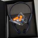 PG-08 Bone Conduction Headphones, Wireless Bluetooth 5.3, 8Hr Playtime, IPX7 Waterproof, Open Ear, Black