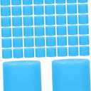 50pcs Pigeon Leg Bands Solid Identification for Racing Quail Small Poultry Fade- Lightweight Fully Closed Structure for (Blue)