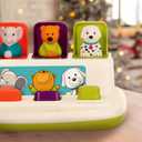 Battat – Cause-and-Effect Toy – Developmental Toy with Buttons & Colors – Color Sorting Animal Toys – for Kids, Toddlers, Babies – 18+ Months – Pop-Up Pals