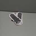 Lux Dual Grip Socks - Soccer Grip Socks for Men and Women. GripArray Performance & Comfort (Small, White)