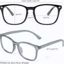 livho High Tech Blue Light Glasses - Advanced Blue Light Blocking Computer Glasses - Screen Fatigue & UV Protection (A1)