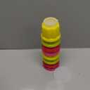 8 Pack Small Pudding Cups Mold with Lids Reusable Plastic Dessert Molds Mini for Jelly, Gelatin, Ice Cream - Food and Dishwasher Safe Freezer Containers for Making Desserts