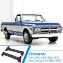 MOTOQUEEN for GMC Chevy C10 1960-1972 2" Drop Kit Lowering Seat Brackets 1 Pair Iron Black
