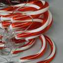 Solar Candy Cane Lights, 12 Pcs Christmas Decorations Outdoor, 8 Modes and Timer, Solar & USB Rechargeable, Waterproof Pathway Lights for Outdoor Christmas Yard Patio Walkway Decor