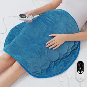 immtree Weighted Heating Pad 5lbs for Deeper Pain Relief, XXXL Size(29x24) Weighted Heating Blanket with Fast Heat Technology,Weighted Lap Heated Blanket, Weighted Heated Pad for Back and Shoulder