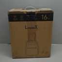 LUGGEX Underseat Carry On Luggage with Wheels, Stylish Lightweight Under Seat Luggage, Soft Sided Personal Item Suitcase for Short Trip (Black, 16 Inch)