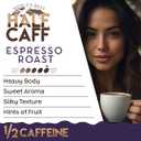 World's Best Half Caff Espresso Roast Coffee Pods 100ct Keurig Compatible (EXP 07/31/26)