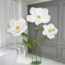 5.8 Ft Giant Artificial Flowers for Decoration,Large EVA Flower Decor,Wedding Arrangements, Birthday Party Banquet Background,Hotel,Office,Window Display(White)