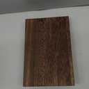 Amyhill Wood Pedestal Stand Kitchen Soap Tray Farmhouse Wooden Riser Stand for Kitchen Bathroom Counter Table Decor Plant Candle Vases Display(Classic,Dark Brown,9 x 6 Inch)