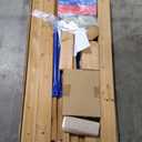 Backyard Discovery Beach Front Cedar Wood Swing Set with Wave Slide, Play Deck, Monkey Bars, Rock Wall Ladder, Shaded Picnic Area, Snack Bar, Belt Swings, Trapeze, Sandbox Area, Outdoor Playset (Large, Multicolor)