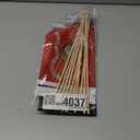 Military Flag Set Small Mini Army Armed Forces Hand Held Flags on Wooden Stick for Memorial Day, Veterans Day, 5x8 Inch, 20 Pack