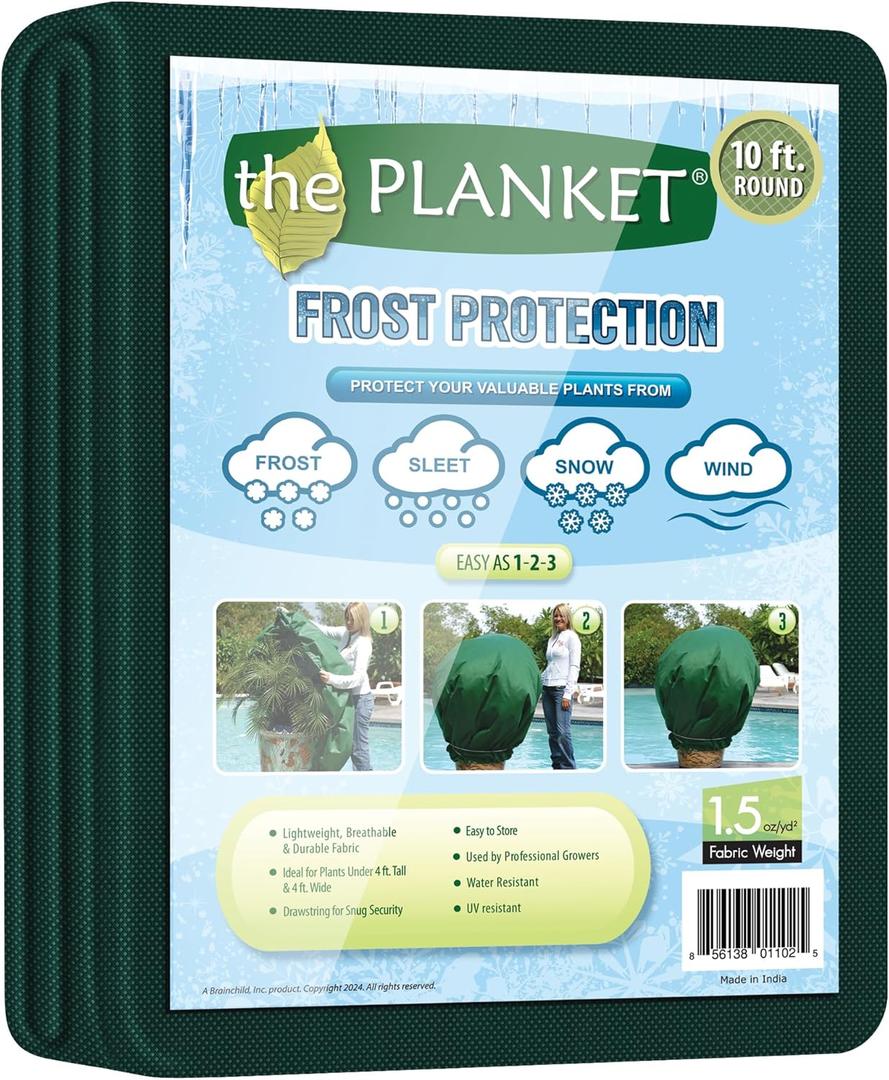 Frost Protection Plant Cover, 10 ft Round