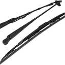 Wiper Arm 47778552 Wiper Blade Kit 47405956 Compatible with Case Skid Steer Loader SV185 SV250 SV280 SR130 SR150 SR160 SR175 SR240 SR250 SR270 Compact Track Loader TR270 TR310 TR320 TR340