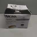 AROMA Rice Cooker, 3-Cup (Uncooked) / 6-Cup (Cooked), Small Rice Cooker, Oatmeal Cooker, Soup Maker, Auto Keep Warm, 1.5 Qt, White, ARC-393NG