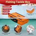 17 Packs - 83 Pieces Complete Fishing Gear Kit With Line And Tackle Box - Ideal Gift For Father Men Dad Husband Boyfriend, Ready To Fish Lures & Accessories Set Included Soft Baits Metal Spoons