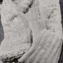 BEDELITE Twin Blanket for Couch & Bed, 300GSM Soft & Warm Fleece Blanket, Decorative and Giftable Striped Light Grey Blankets for Women, Men, 60"x80"