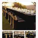 VEVOR Chair Covers, Polyester Spandex Chair Cover, Stretch Slipcovers for Wedding Party Dining Banquet Flat-Front Chair Covers (Black-c-XL, 30PCS)