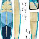 Highpi Inflatable Stand Up Paddle Board for Youth and Adults Wide Sup with Premium Accessories, Blow Up Paddleboard for Surfing, Fishing, Yoga & More