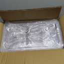 WILPREP 6 Pack Plastic Food Pans with Lids NSF Listed, 1/3 Size 4 in Deep Clear Food Storage Containers, 4.2 qt Stackable Polycarbonate Commercial Hotel for Fruits Vegetables Beans Corns