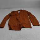 PRETTYGARDEN Women's Open Front Cardigan Sweaters Fall Fashion Button Down Cable Knit Chunky Winter Clothing Outerwear Coats (Large, Brown)