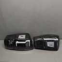 Winjet LED Tail Light Assembly for [2016 2017 2018 2019 2020 2021 2022 2023 Toyota Tacoma] LED Glow Bar Running Tail Lights Rear Light,1 PAIR,Driver and Dassenger Sides (E# Matte Black/Clear Lens)