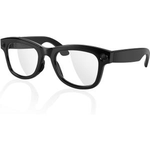 AI Smart Glasses with Camera and Bluetooth, 8MP 4K Video Audio Recording Glasses with Translation & Voice Control, IP67 Waterproof Smart Glasses for Business & Outdoor