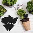 Landisun 120PCS Fruit Fly Traps Sticky Traps Fungus Gnat Traps Insect Bug Traps for Indoor Outdoor Kitchen Plants Whitefly Mosquitos Fungus Gnats Flying Insects