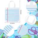 Hosuly 24 Pcs Pre-K Graduation Gifts Notebook Tote Bags End of Year Gift Bags Bulk Goodies Decor for Teacher Appreciation Preschool Kindergarten Graduation Back to School Party Supplies