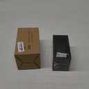 Bamboo Drawer Organizer, Small Silverware for Kitchen Drawer, Stackable Utensil Organizer, 2 Pcs Flatware Organizer, Wooden Storage Box Tray (Black, 6 X 3 X 2 Inch)