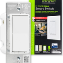 Enbrighten Z-Wave In-Wall Smart Light Switch with Quick Fit and Simple Wire, Works with Google Assistant, Alexa, & SmartThings, Z-Wave Hub Required, Smart Home, 700 Series, 58433