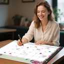 Gannyfer Desk Calendar 2026 - 18 Month Large Desk Calendar 2026-2027, Use January 2026 to June 2027, 22" x 17" Desktop Pad Calendar, Office Supplies Perfect for Planning and Organizing In Your Home, School or Office(6 Stickers Included)