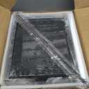 GYIIYUO 2 Drawer File Cabinet with 24'' Extended Desktop, Mobile Filing Cabinet, Rolling File Cabinet with Side Bag, Fabric Drawer, Fits A4/Letter Size, Printer Stand Home Office, Light Brown