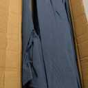 Umbrellas Lean - 10 Ft Patio Umbrella, Canvas Navy Canopy