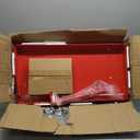 Torin APTC302B Steel Tool Service Push Cart with 3 Shelves and 200 lb Capacity, Red