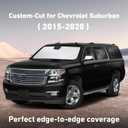EcoNour Windshield Sunshade Compatible for Chevrolet Chevy Suburban/Tahoe, GMC Yukon XL, Yukon Denali XL 2015-2018 2019 2020, Sun Visor for Front Window Sun Shade Cover, UV Protector, Car Accessories