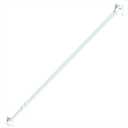 Vinyl Wood Fence Fully Adjustable Telescoping Gate Anti-Sag Brace Kit (White (2 Pack))