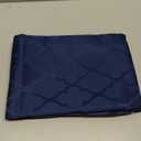 Larponder Tablecloth Rectangle, Jacquard Polyester Table Cloth, Washable & Spill Proof Table Cover for Spring Kitchen Dining Party Picnic (Rectangle, 52" x 70", Navy)