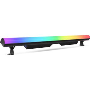 LED Stage Pixel Light Bar,60W 144 RGB LED Stage Lights Bar,DMX DJ Stage Wash Lights Sound Activated Master/Slave Strobe Professional DJ Lighting Equipment for Stage Wedding Club Party Church