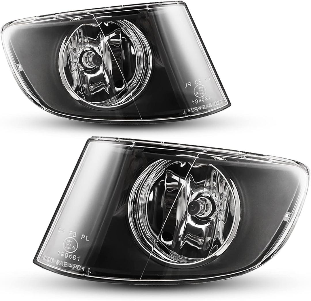 Fog Lights Lamps Assembly compatible with BMW 323i 328i 328xi 335i 335is 335xi xDrive Coupe Convertible 2007-2011 (1 Set (Driver + Passenger Side))