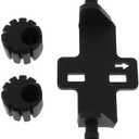 Briny River Motorcycle Rider Seat Adjustable Seat Lowering Kit Compatible with BMW R1200GS LC 2013-2019 (Black)