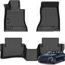 Wailtnb-Mats for Mercedes Benz C Class Sedan Only 2022-2026 C300/C43 AMG/C63 AMG S E 4-Door Floor Mat All Weather Floor Liner Car Mat for Benz C Class Custom Fit Automotive Full Set Accessories